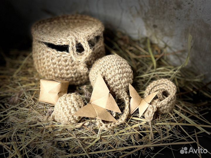 Набор игрушек для кошек ручная работа