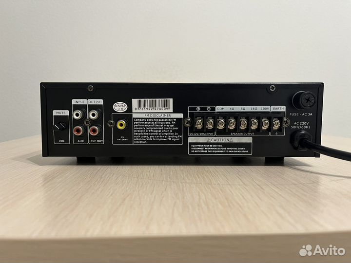 Новый Микшер-усилитель FA-30MD FTD