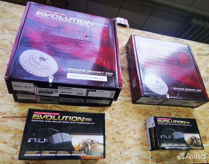 Диски и колодки PowerStop в круг на Vag