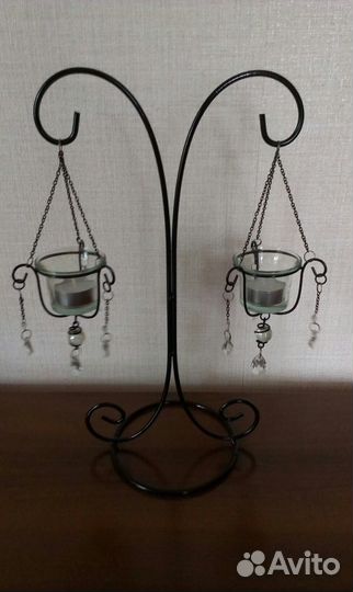 Подсвечник металлический