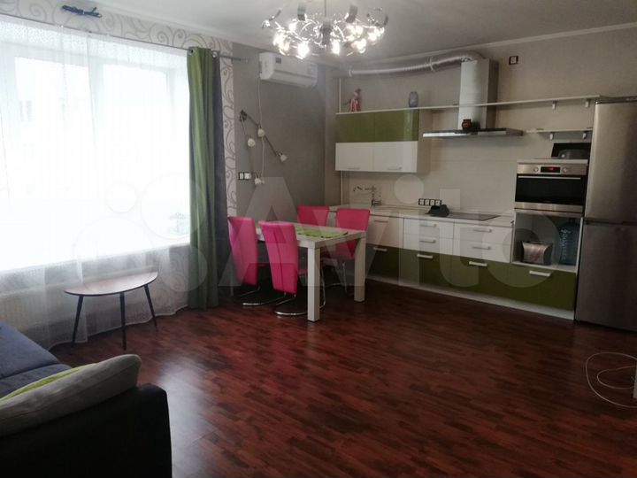 1-к. апартаменты, 43,8 м², 1/4 эт.