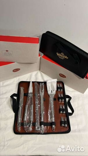 Набор для барбекю в чехле и подарочной коробке