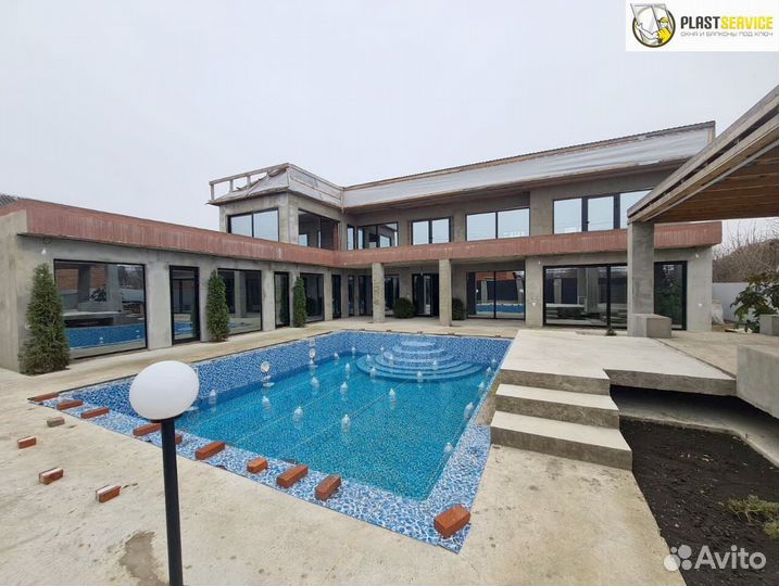 Алюминиевые окна холодный профиль, остекление