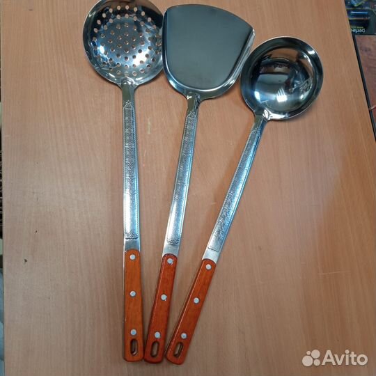 Шумовка+половник+лопатка