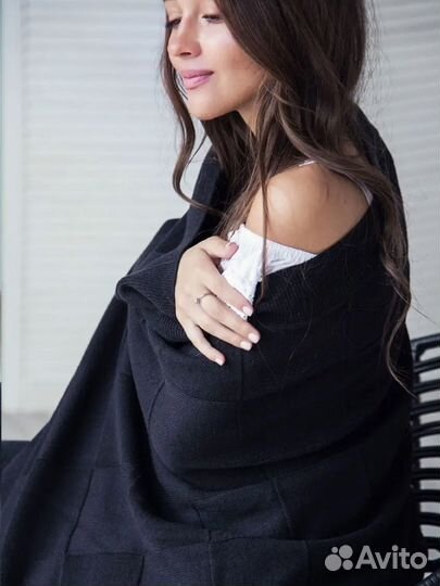 Плед шерсть мериноса новый