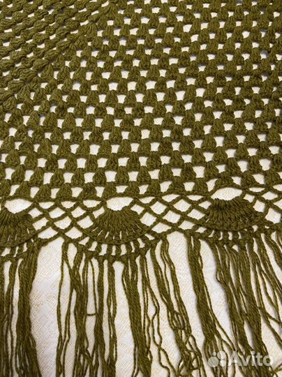 Пончо, ручная вязка