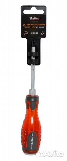 Отвертка крестовая усиленная под ключ магнитная ph