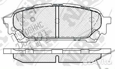 Тормозные колодки дисковые, NiBK (Япония) PN7801