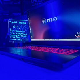 Игровой ноутбук msi i5-10200H/RTX 3060