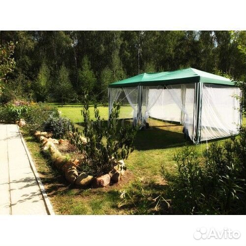 Тент шатер для дачи
