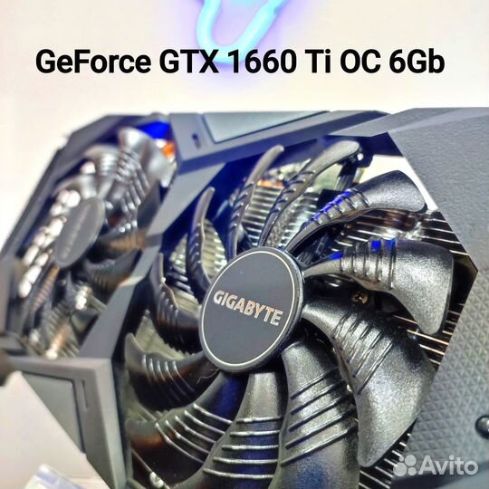 Видеокарта gigabyte GeForce GTX 1660 Ti OC 6G