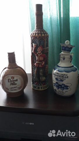 Бутылки для коллекции, керамика