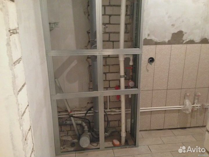 Установка перегородок, перепланировка