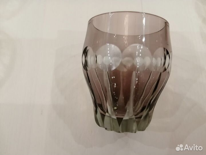 Фужеры цветное стекло времен СССР