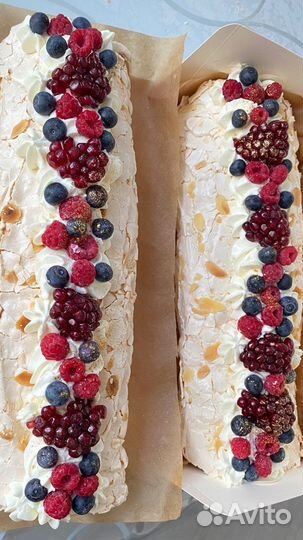 Меренговый рулет