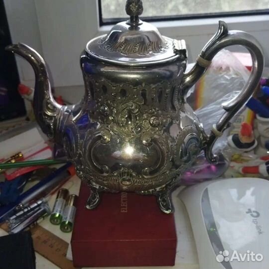 Чайник заварочный антикварный на подарок для интер