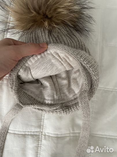 Шапка детская зимняя для новорожденных