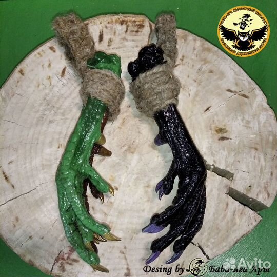 Оберег куриные лапы