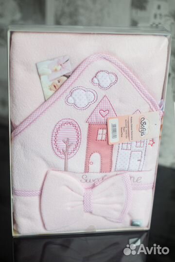 Комплект для купания Sofija полотенце/рукавичка