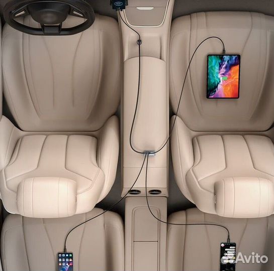 Автомобильное зарядное устройство baseus Share Tog