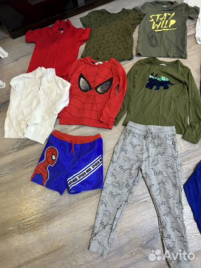 Вещи пакетом на мальчика 116 122 128
