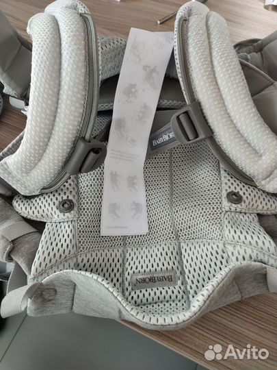 Рюкзак переноска детский Babybjorn Harmony, silver