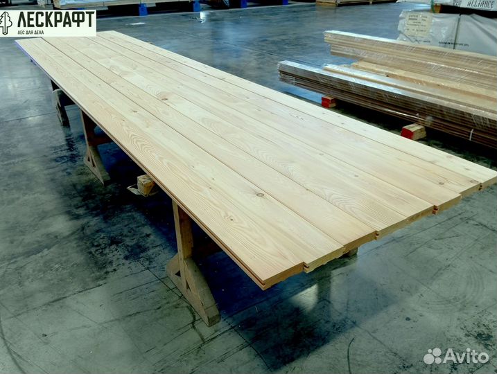 Доска пола 27*141*4000 мм сорт C лиственница