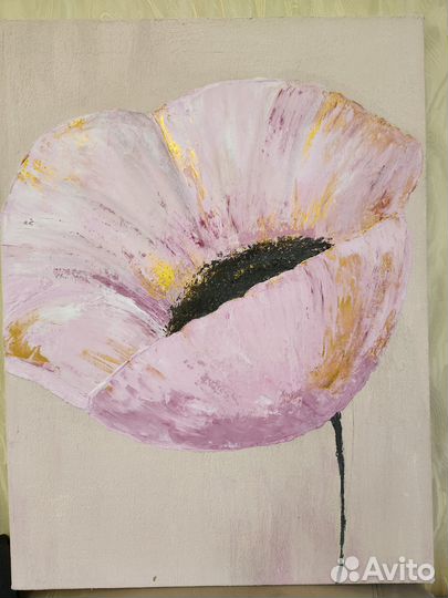 Интерьерная картина 60х80 цветок