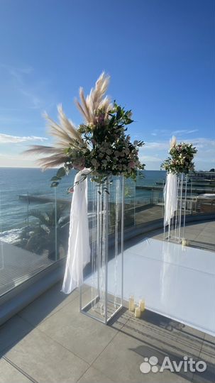 Стойки арка свадебное оформление аренда