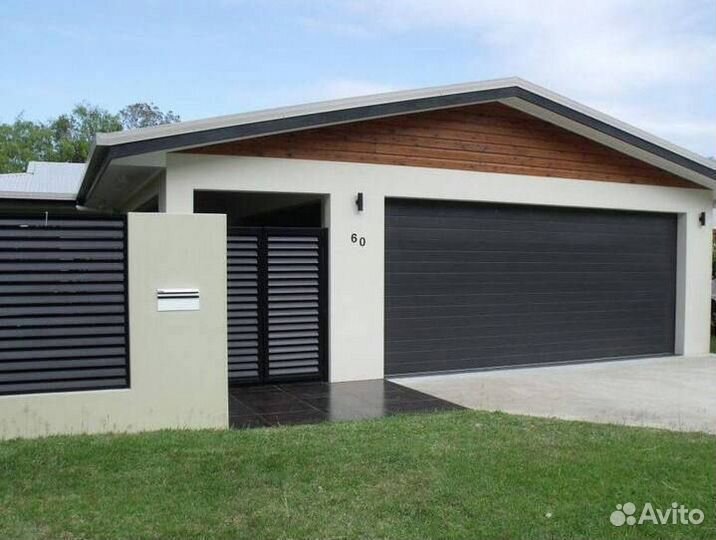 Гараж из газобетона быстровозводимый на участке