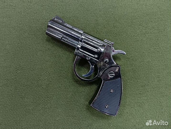 Зажигалка маленькая Черная с фонариком