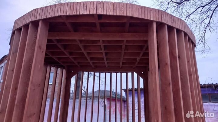 Пергола деревянная