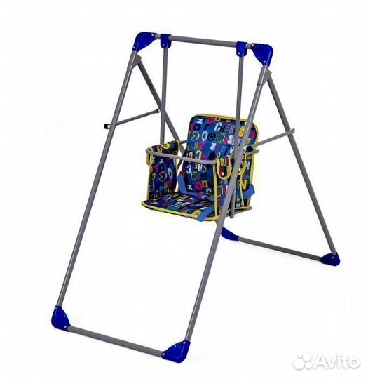 Детские напольные качели Фея Чарли синий