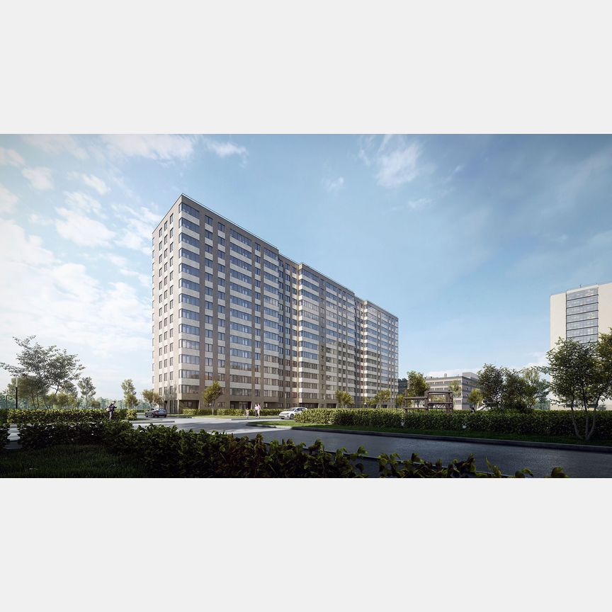 1-к. квартира, 38,1 м², 2/16 эт.