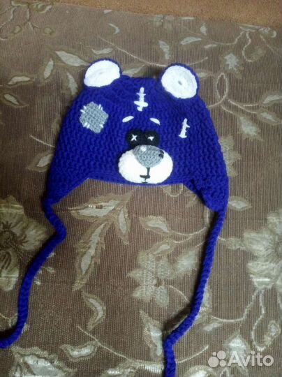 Шапочка для новорожденного мальчика