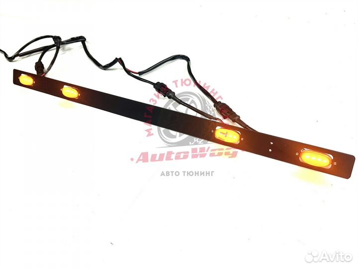 Подсветка в решетку радиатора Patrol Y62