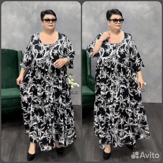 Платье женское новое большого размера р.64