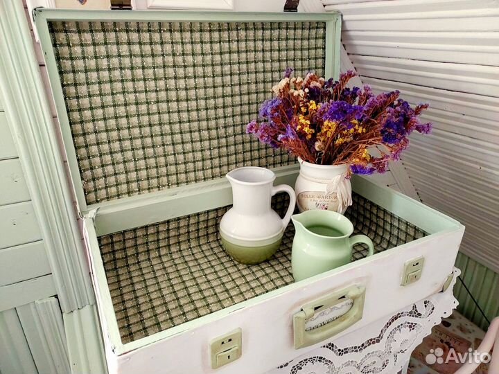 Чемодан винтажный фибровый СССР