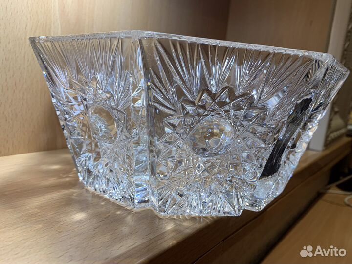 Ваза хрустальная СССР большая