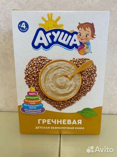 Безмолочная сухая каша Агуша