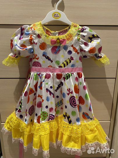 Карнавальный костюм для девочки конфетка