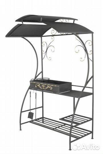 Беседка с мангалом