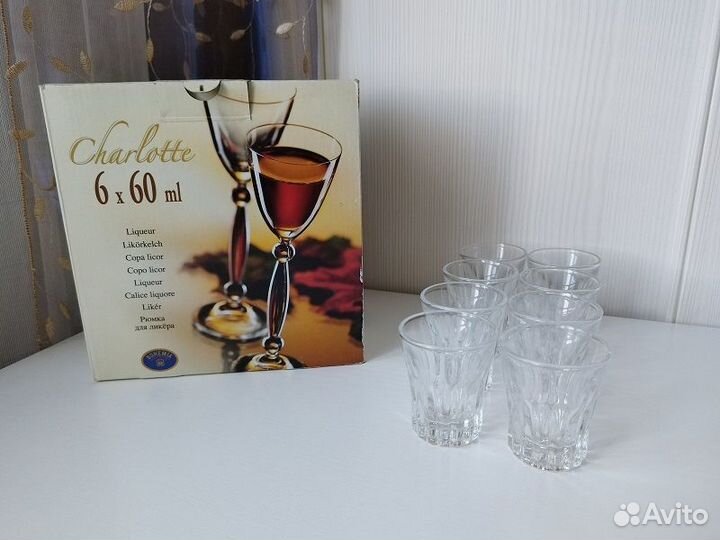 Набор рюмок и стопок, bohemia