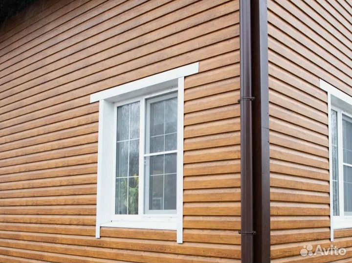 Сайдинг металлический под дерево
