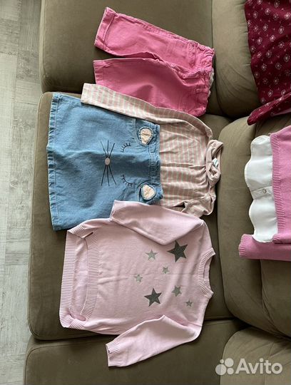 Вещи пакетом на девочку рост 122 128 б/у
