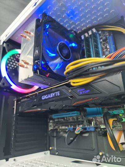 Комплект intel Core i7, GTX 1070 8GB, IPS монитор