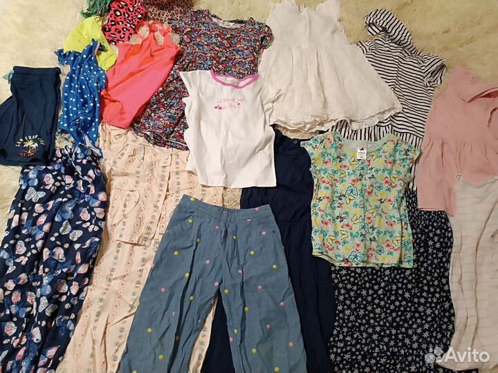 Пакет вещей на девочку 110-116 h&m