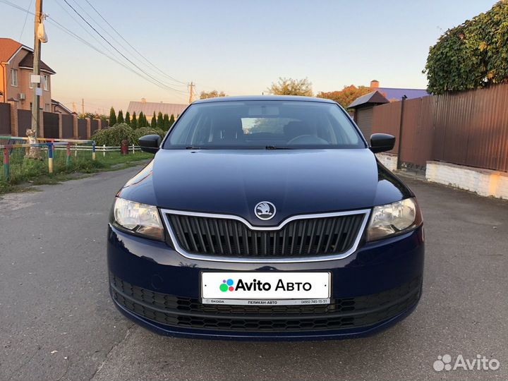 Skoda Rapid 1.6 МТ, 2016, 122 300 км