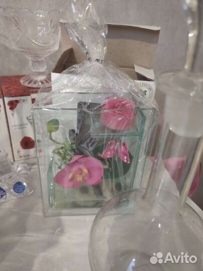 Креманки, подсвечники, держатель для специй