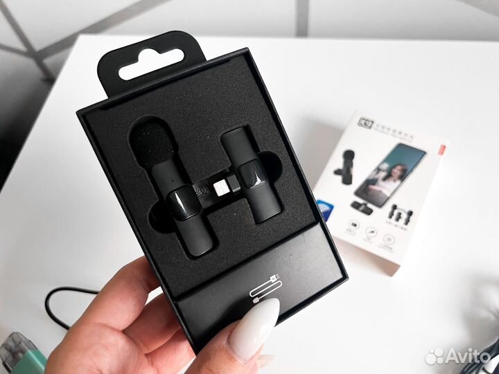 Петличный микрофон новый